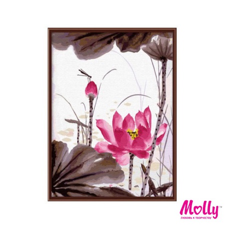 Картина по номерам Лотосы