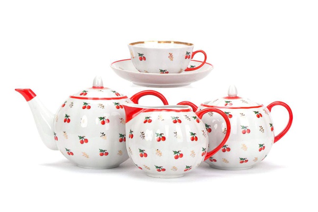 Сервиз чайный 15 предм. Тюльпан Ситцевый