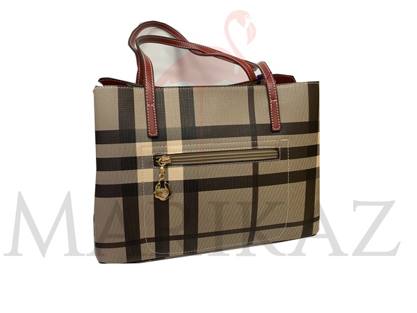 Женская сумка. Клетка Brown