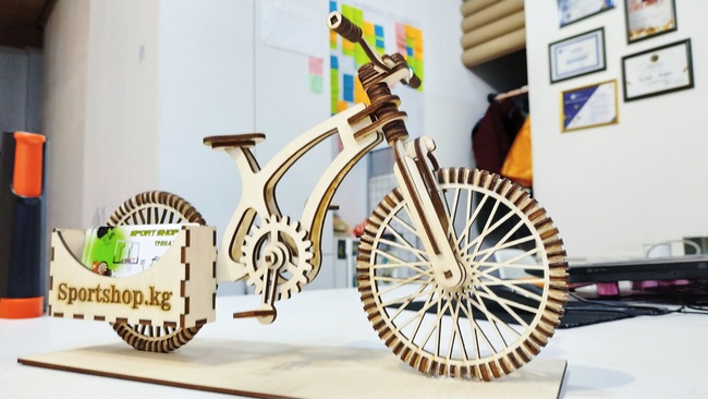 Визитница велосипед