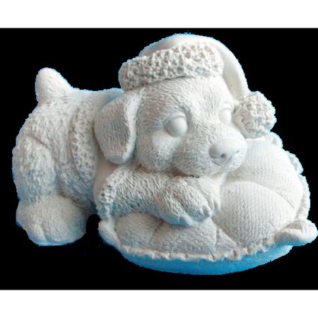 Фигурка для раскрашивания Щенок на подушке