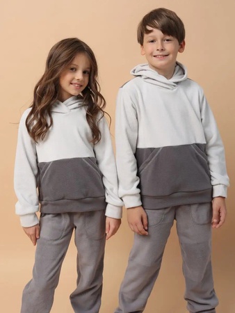 Флисовая кофта с капюшоном для детей (унисекс)