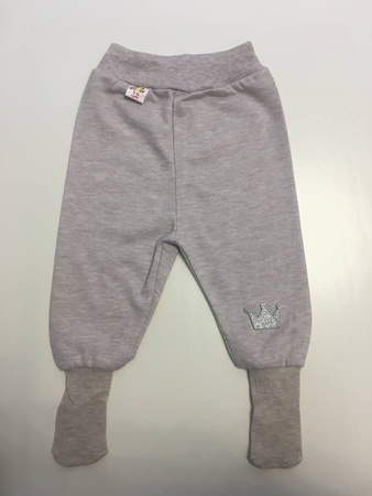 Штаны с носочками корона