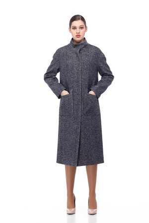 Пальто Ирис, твид Италия