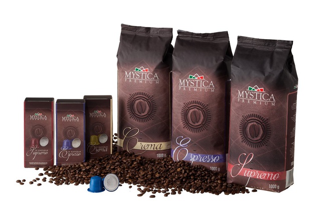 Кофе в зернах, кофе в капсулах