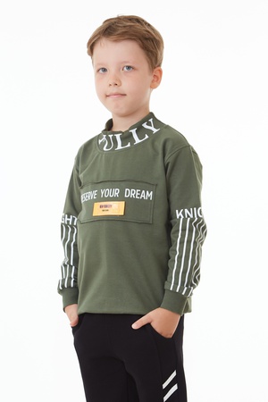 YAKASI BASKILI SWEAT