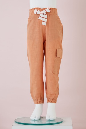 Cepli Kız Çocuk Pantolon