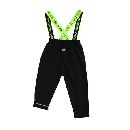 Штаны с подтяжками DNK черные