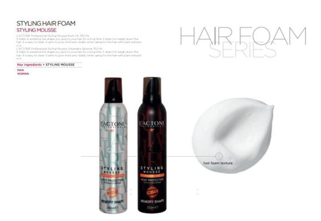 L'ACTONE STYLING HAİR MOUSSE  350ML