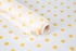 Siliconized baking paper with "Yellow pea" pattern (roll 5m)
