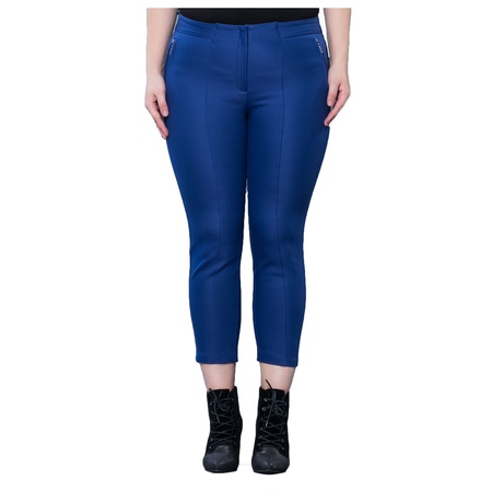 Büyük Beden Yüksek Bel önü dikişli pantolon