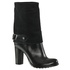 Women&#39;s ankle boots, genuine leather, suede<G818>