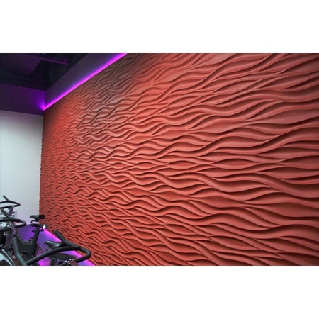 Гипсовая декоративная 3d панель «Волна»