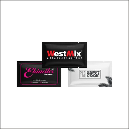 baskılı ıslak mendil