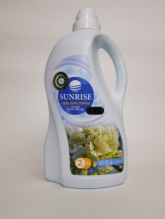 Yıkama jeli SUNRISE Beyaz çiçeklerin aroması