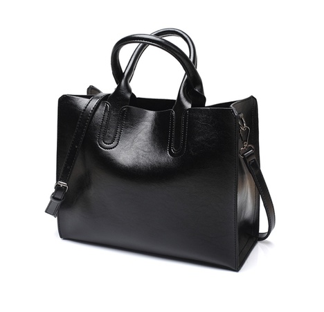 Oil and wax leather lady bag crossbody bag