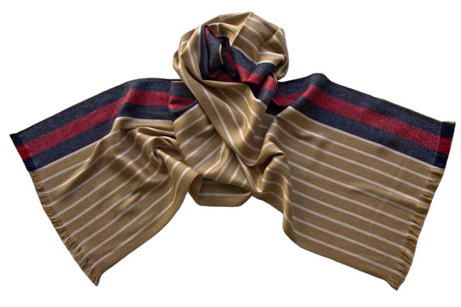 Italian silk and wool scarves for men