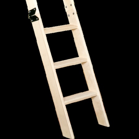 Katlanır ahşap merdiven "COMFORT" OLK 70x120x280 cm.