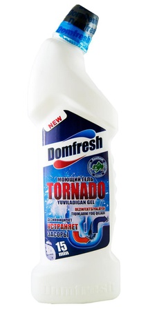 гель для чистки засоров "TORNADO" DOMFRESH
