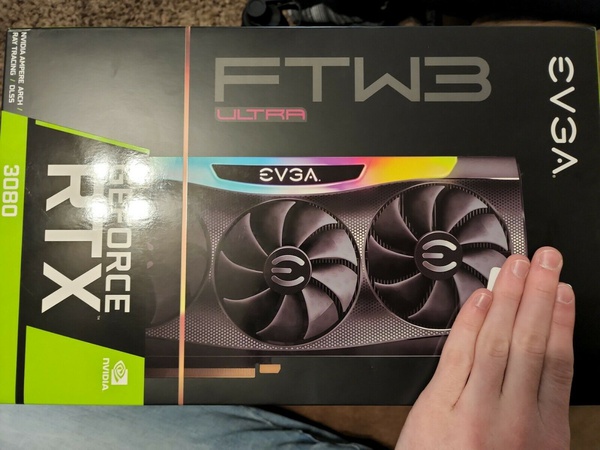 Видеокарта EVGA GeForce RTX 3080 FTW3 ULTRA GAMING 10 ГБ GDDR6X без LHR