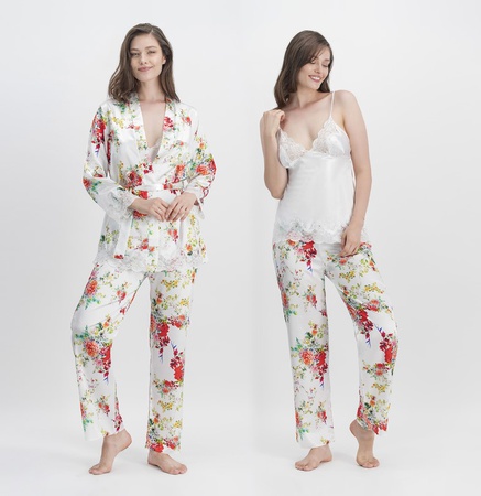 Женское шелковое белье из сатина