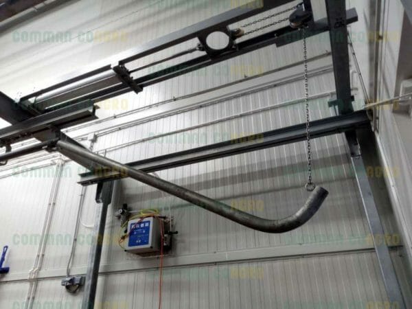 Подъемник для подъема туш животных на подвесной путь