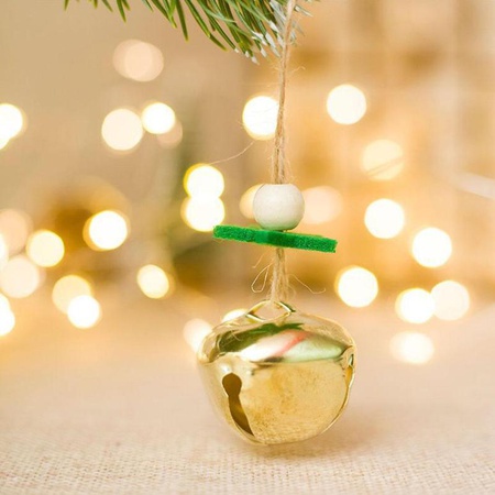 Елочный шарик-колокольчик