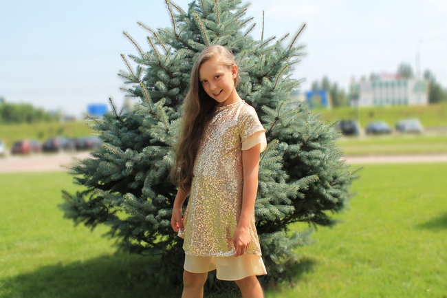 Платье "Gold Сrystal"