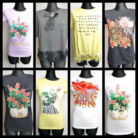 Monte Cervino kadın tişörtleri, stok