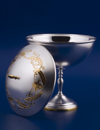 Серебряная ваза для варенья №28 "Версаль"