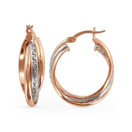 Наборы украшений из красного, желтого и белого золота 585 пробы