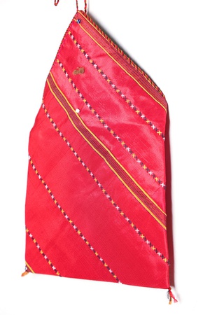 Элегантный красный клатч ручной работы