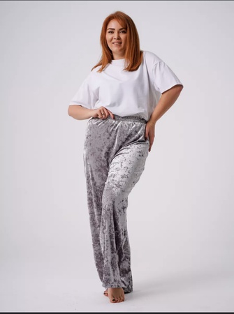 Брюки из велюра