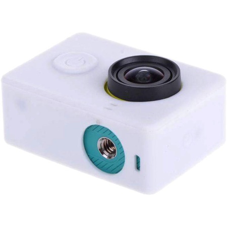 Силиконовый гелевый защитный чехол Amzer для спортивной камеры Xiaomi Yi (белый)