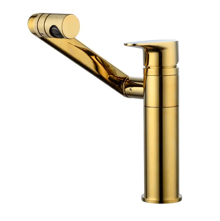 Lucky Cat Style Rotating Basin Faucet