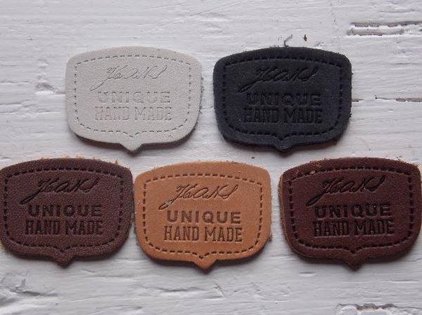 Этикетка, бирка из натуральной кожи