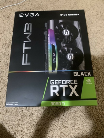 Видеокарта EVGA GeForce RTX 3090 Ti FTW3 BLACK GAMING 24 ГБ