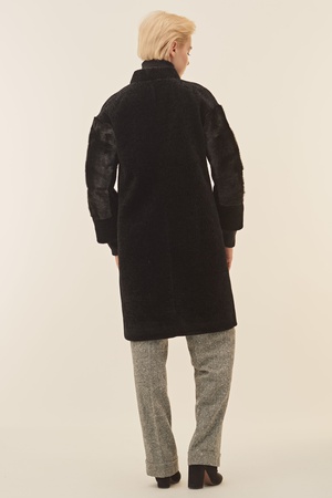 Пальто женское Silverfox модель 804-черный