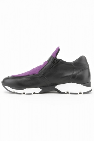 SP042 siyah ve mor spor ayakkabı