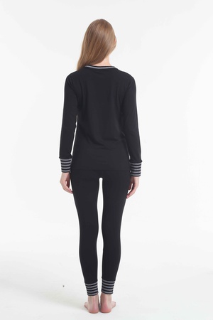 pajama set Pajama Set% 48 cotton /% 48 modal /% 4 elasten