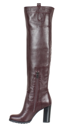 Damenstiefel aus echtem Leder<G805>