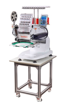Compact embroidery machine SunSure SS 1201-S