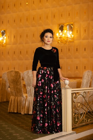 Нарядное платье в пол