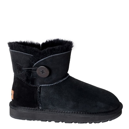 DÜĞMELİ SİYAH KADIN ÇİRKİN MİNİ