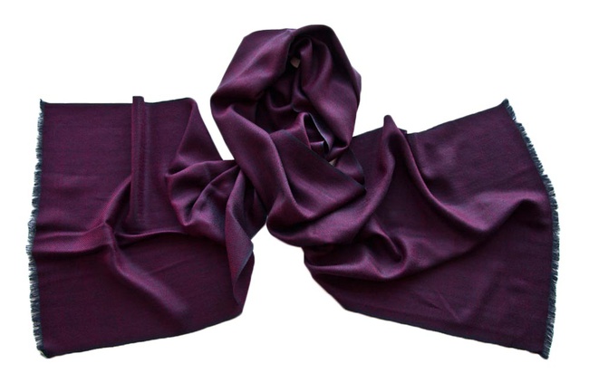 Italian silk and wool scarves for men