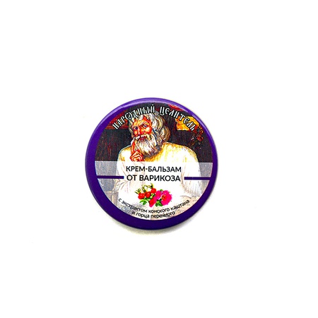 Varisli damarlar için krem-balsam Doğal baz