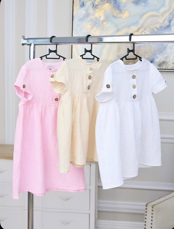 Муслиновое платье для девочек