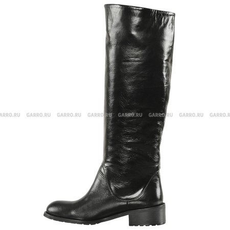 Сапоги 906, чёрные, натуральная кожа
