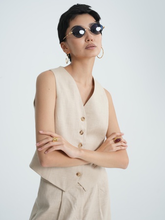 Деловой костюм-тройка П-117