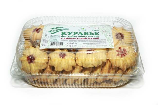 Печенье «Умные сладости» курабье без сахара с амарантовой мукой 350г